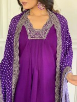 Indigo Viscose Readymade Kurti